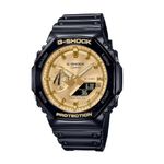 Casio G-Shock GA-2100GB-1ADR Gold Analog-Digital Dial Black Resin Strap Men's Watch Shock and 200M Water Resistant G1453