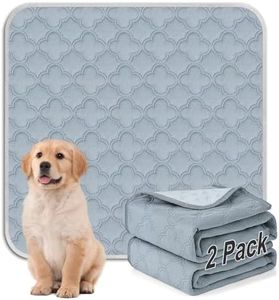 Funfurry Washable Lucky Clover Guinea Pig Cage Liner - Reusable Waterproof Guinea Pig bedding, Fast Absorption Pee Pad for Small Animal - Guinea Pig Rabbit Bunny Hamster Puppy (36" X 41" - 2 Pack)