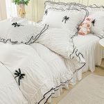 IHOUSTRIY White Duvet Cover Full Si