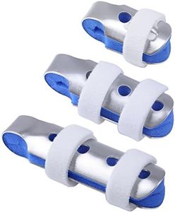 Tutore Dito Finger Splints: Confezione da 3 misure per immobilizzare le dita degli adulti e dei bambini con cinghie in spugna morbida