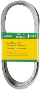Upgraded GX20305 GY20571 Deck Drive Belt Compatible with John Deere 48 Inch Deck Lawn Tractor Mower L120 L130 L2048 L2548, 139.4 Inch Length Drive Flat Belt, More Durable and Reliable, Easy to Install