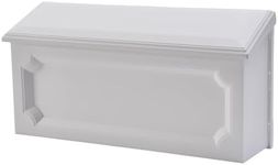 Architectural Mailboxes Windsor Plastic Wall-Mount Mailbox, WMH00WAM, White