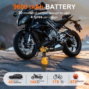 Ipflin Portable Tyre Inflator – Compact Air Pump for Car & Bike