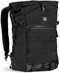 OGIO Alpha Convoy 525r Rolltop 15 Inch Waterproof Laptop Compartment Eco-Codura Durable Backpack, Black, 25-27 Litre Capacity