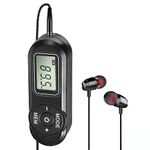 SWDSTP Personal FM Walkman Radio, Mini Digital Tuning Portable Radio with Headphones LCD Display, Pocket Radio for Walking Jogging, Upgrade Volume Control