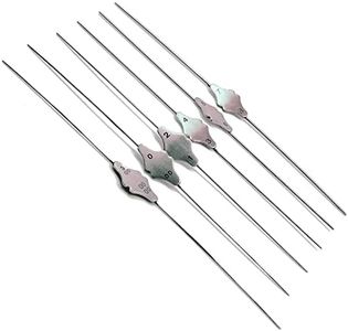 6 Pcs Bowman Lacrimal Probe 6" Surgical Dental ENT 0000-000, 00-0, 1-2, 3-4, 5-6, 7-8 Instruments