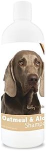 Healthy Breeds Aloe & Oatmeal Dog Shampoo Flea and Tick for Weimaraner - OVER 200 BREEDS - 16 oz - Mild & Gentle for Sensitive Skin - Hypoallergenic Formula & pH Balanced