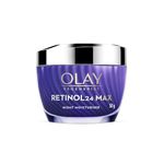 Olay Retinol24 Max Night Cream l Visibly Reduces Fine Lines in 7 Nights | Max Repair, Max Hydration l No Redness or Irritation | Fragrance Free l Normal, Oily, Dry and Combination Skin l 50g