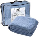 HILLFAIR 100% Combed Cotton Blanket