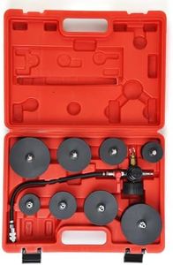 WINMAX TOOLS AUTOMOTIVE 9PCS Turbo Boost Leak Tester Set with 4 Pairs of Stepped Adapters 1-3/8" to 3-1/2"
