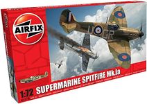 Airfix Model Set - A01071B Supermarine Spitfire Mk.la Model Building Kit - Plastic Model Plane Kits for Adults & Children 8+, Set Includes Sprues & Decals - 1:72 Scale Model