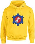 Kejodiy Adult Skateboard Hoodie Cosplay Costume Pure Cotton Pullover, Yellow, XX-Large