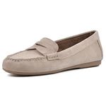 WHITE MOUNTAIN Women's Deutzia Penny-Moc Loafer, Sandalwood/Suede, 8 UK