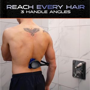 BakBlade 3.0 Back Shaver – Wet or Dry Body Hair Removal for Men