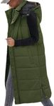 Vancavoo Women's Long Quilted Gilet