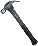 Amazon Basics Claw Hammer | Fiberglass Handle 450 GMS / 14" (350 MM)