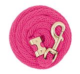 Weaver Leather Poly Value Lead Rope Diva Pink, 5/8" x 8'