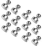 Neodymium Magnets, Extra Strong Rare Earth Magnets for Fridge Whiteboard Office Noticeboard Crafts Kitchen Map, Small Mini Round Powerful Permanent N52 Grade Magnet Heavy Duty, 12×16mm, 12PCS