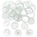 Baker Ross AX852 Glass Painting Stones - Pack of 40, Rock Painting for Kids Arts and Crafts Activities