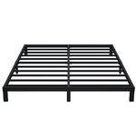 Upcanso 7 Inch California King Bed Frame No Box Spring Need, Low Profile Metal Platform Cal King Size Bed Frame, Heavy Duty Support Bedframes California King, Easy Assembly