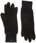 Terramar Adult Thermasilk Glove Liner (Black, Large)