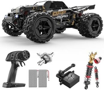 DEERC 9309E 1/16 All Terrain Fast RC Car 40KPH,4WD Electric Off-Road Monster Truck,2.4Ghz High Speed Remote Control Car,Waterproof Monster Truck with 2 Batteries for Kids Adults