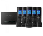 Grandstream DP720 DP750 VoIP Handset & Base Bundle, Support DECT Cordless SIP (1 Base, 5 Handsets)