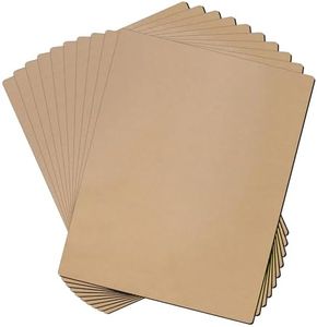 LLPT Adhesive Magnetic Sheet 11 x 14 Inch 10 Pack Flexible Refrigerator Magnet Sheet Sticky Magnetic Paper for Photos Images Educational DIY Craft Paper (MSA111410)