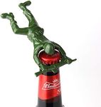 Creative 3D Army Man Bottle Opener,Unique Easy Opening Bottle Opener for Beer and beverage （Green ）