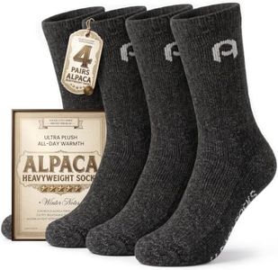 Alpacaparty Alpaca Crew Socks for Men & Women Heavyweight Thermal Socks