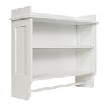 Redmon Contemporary Country Collection Wall Shelf, One Size, White