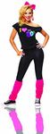 Costume Culture Women's Plus Size I Love The 80's T-Shirt, black 2X Extra Large