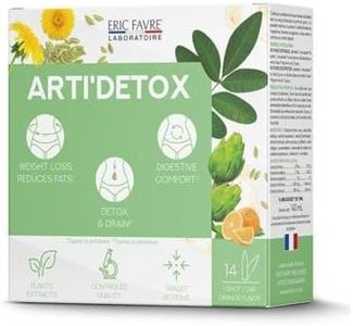 ARTI' DETOX - Detox Minceur grâce à l'Artichaut - Action drainante, Diminution des graisses, Confort digestif - Goût Orange - Laboratoire Eric Favre