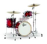 Gretsch Drums CT1-J483-GCB Catalina Club 3 Piece Drum Shell Pack, Gloss Crimson Burst