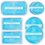 Reusable Hot and Cold Gel Ice Packs for Injuries | Cold Compress, Ice Pack, Gel Ice Packs, Cold Pack, Gel ice Pack, Cold Packs for Injuries | 7 Pack