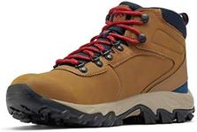 Columbia Men's Newton Ridge Plus Ii Waterproof Hiking Shoe, Light Brown, Red Velvet, 10