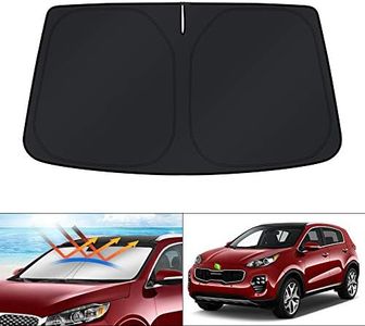 KUST Windshield Sun Shade for 2016-2020 Kia Sorento Accessories, Custom Fit Car Front Sunshade Window Sun Visor Protector Foldable Blocks UV Rays Keep Your Car Cooler