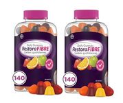 RestoraLAX RestoraFIBRE Daily Gummies, Supports Healthy Digestive System - 2 x 140 Inulin Gummies