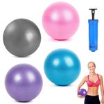 GAVIK Professional Grade Yoga Balls 4 PCS - Small Stability Balls for Pilates, Gym, Pregnancy - Improve Balance and Core Strength Training