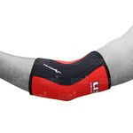 USI UNIVERSAL THE UNBEATABLE ES5 Elbow Sleeves for Fitness, Weightlifting, Cross Training Tennis Elbow, Tendonitis & Elbow Pain Made of Neoprene, SBR & Polyester (Thickness 5mm,Size L)