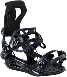 XCMAN Rear Step in Style Snowboard Bindings Lightweight Rear Entry All-Mountain Bindings for Men Women Easy in and Out