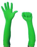 Chromakey Gloves Green Chroma Key Glove Invisible Effects Background Chroma Keying Green Gloves for Green Screen Photography Photo Video… (Tight, Green)