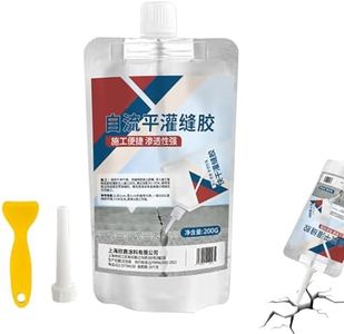 Cement Crack Filler - Waterproof Concrete Crack Filler | Heavy-Duty Concrete Sealing Adhesive Quick-Drying | Waterproof Repair Sealant Caulking Glue for Patio Driveway Walkway (White)