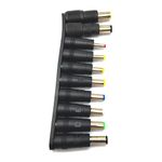 DC Barrel Jack Adapter 10Pcs DC Connector Jack Power Socket Universal DC Tip Set Compatible for HP Dell Toshiba Lenovo Thinkpad Laptop Charger Power Supply Plug (5.5 x 2.1mm)