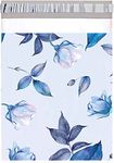 ODOD Design Printed Poly Mailer Courier Shipping Parcel Postal Bags Self Adhesive Sky Flower Design 6'' * 9'' inch (15.24cm * 22.86cm)(Pack of 50)