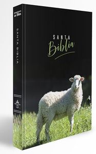 Biblia RVR 1960 letra grande, manual, tapa dura con nombres de Dios, Cordero de Dios / Spanish Bible RVR 1960 Handy Size, LP, HC with Names of God, Lamb of God