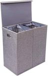 Double Laundry Hamper with Lid | Re