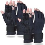 2 Pairs Copper Arthritis Gloves for