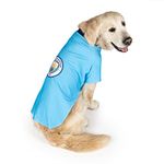 Dogsy Official Man City Dog Shirt | Man City Shirt For Dogs | Manchester City Gifts For Your Dog | Football Dog Shirts | Man City Gifts For Men & Women Dog Lovers (Medium)