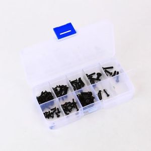 RCAWD Hex Head Screw Kit for 1/14 1/16 MJX Hyper Go 14302 14210 14209 126Pcs Rc Car Upgrades Part